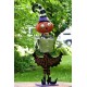 5ft Tall Metal Pumpkin Man with 'Happy Halloween' Banner Figurine Decoration