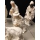 Rare WHITE & GOLD Heritage O’Well Oversized 10” Hand Painted Nativity 3 Sets