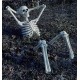 Halloween Indoor Outdoor Decorations Scary Lounging Yard Skeleton House Prop NIB