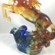 Amore Jewell Soaring Standing Horse Success, Liuli Crystal Glass ONLY ONE left