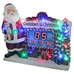 Design Toscano Santa's Countdown to Christmas Digital Sculpture