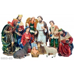 Nativity Set Jesus,Mary, Joseph, Shepherd,Guard