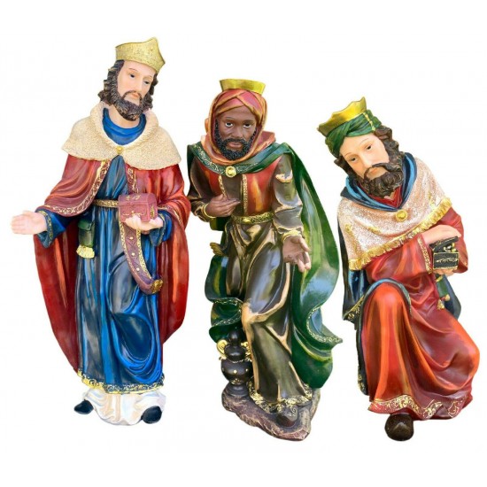 Nativity Set Jesus,Mary, Joseph, Shepherd,Guard