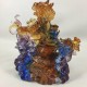 Amore Jewell Bring Wealth & Rich~Kirlin & Dragon-Turtle Liuli Crystal Glass gift