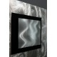 ULTRA MODERN ART Metal Wall Art Silver Black Accent Decor 4 Panels Jon Allen