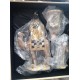 Mackenzie Childs 3 Piece 3 Kings Nativity 1ST Qual BNIB Authentic