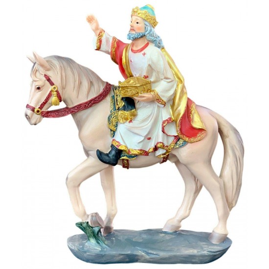 Three Wise Men Camel Christmas Nativity Statue Set, 12 Inch, 3 Piece Set