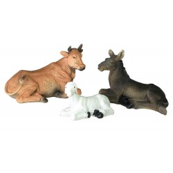 Nativity Set - 11 Nativity Figurines - Baby Jesus, Mary, Joseph, Shepherd, 3 Kin