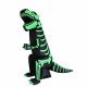 8Ft Halloween Inflatable Skeleton Dinosaur Light Outdoor LED Holiday Decor Giant