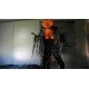 Morris Costumes Halloween Scorched Scarecrow with Fog Machine 7 ft.