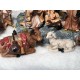 NEW RARE ENESCO GROUP 15 PIECE NATIVITY SET HOLY FAMILY, ANGEL, WISEMEN, BARN...