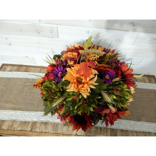 Large Fall/Autumn/Winter Table Top Centerpiece 20