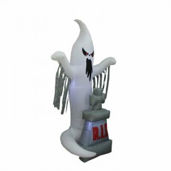 Halloween Inflatable LED Grave Ghost Tombstone Holiday Decoration Outdoor Lights