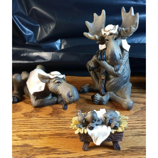 Big Sky Carvers Moosetivity set # 1 complete Rare hard to find