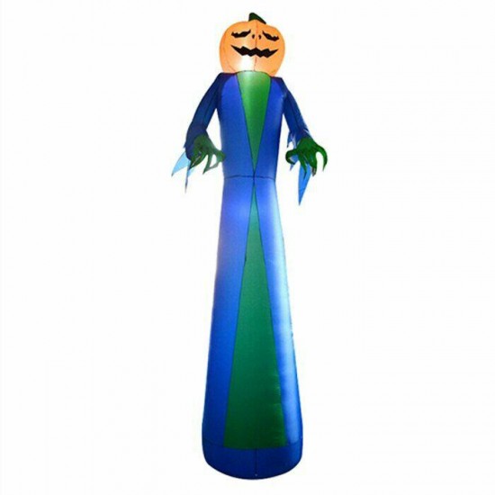 Halloween Giant Jack-O-Lantern Man Inflatable Halloween Large Outdoor Decor LED