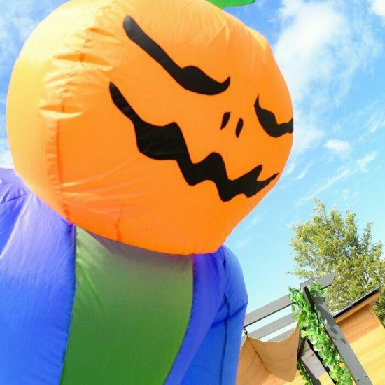 Halloween Giant Jack-O-Lantern Man Inflatable Halloween Large Outdoor Decor LED