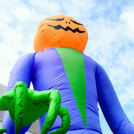 Halloween Giant Jack-O-Lantern Man Inflatable Halloween Large Outdoor Decor LED