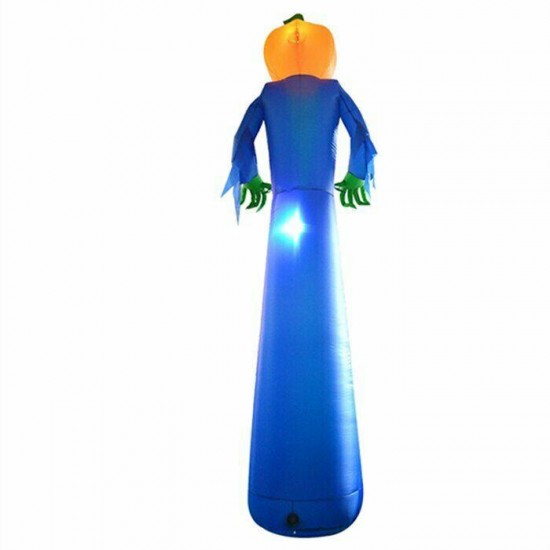 Halloween Giant Jack-O-Lantern Man Inflatable Halloween Large Outdoor Decor LED