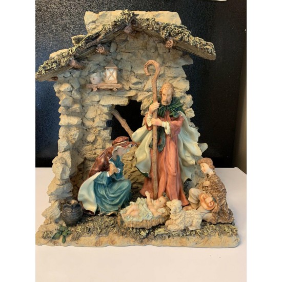 Christmas Nativity Joseph And Mary Stone One Piece 16