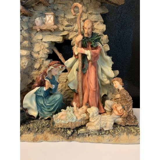 Christmas Nativity Joseph And Mary Stone One Piece 16