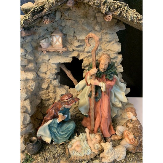 Christmas Nativity Joseph And Mary Stone One Piece 16