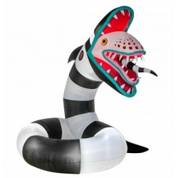 ANIMATED BEETLEJUICE SAND WORM Halloween Lighted Yard Inflatable 9.5 FT