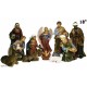 18 Inch Christmas Nativity Complete Set/11 Pieces -Nacimiento Navideno 11pcs New