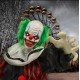 Life-Size Animated Clown Figurine Halloween Outdoor LED Yard Decoration Prop