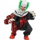 Life-Size Animated Clown Figurine Halloween Outdoor LED Yard Decoration Prop