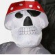 Gemmy 10 Ft. Animated Inflatable Skeleton Pirate Ship Halloween Horror Party