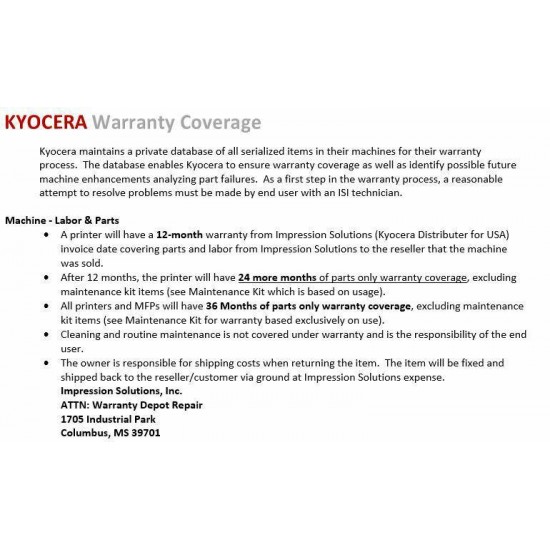 Kyocera ECOSYS M2040dn multi-function printer (B/W) 42ppm SHIPS FREE 3yr waranty