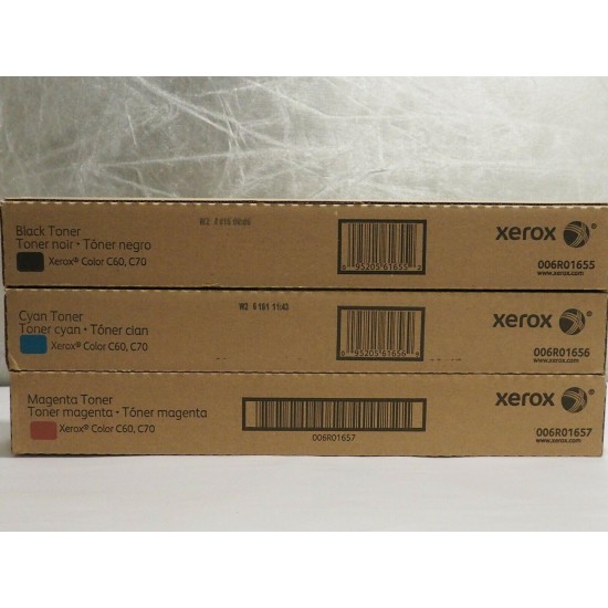 New Xerox Genuine 006R01655 006R01656 006R01657  Sealed