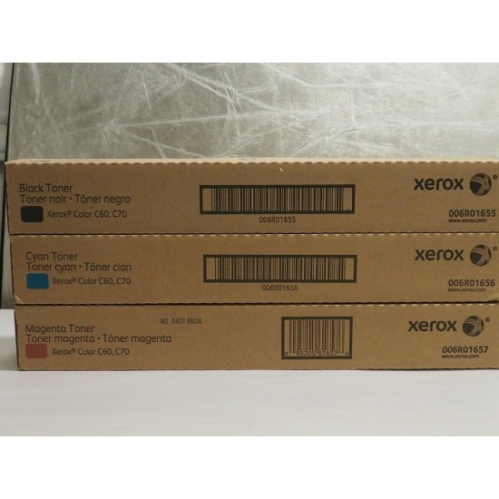 New Xerox Genuine 006R01655 006R01656 006R01657  Sealed