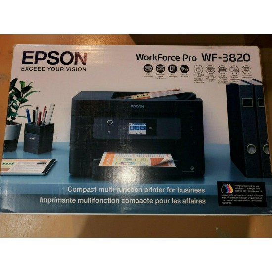 Brand New Epson WorkForce Pro WF-3820 Wireless All-in-one Printer