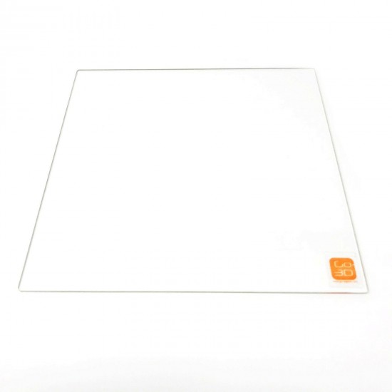 460mm x 460mm  Borosilicate Glass Plate Bed for gCreate gMax 2, Fusion3 F410 3D