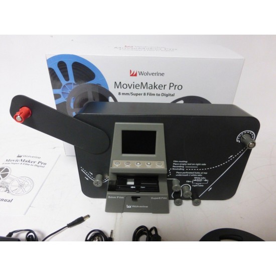 Wolverine Data MovieMaker PRO 8mm and Super 8 Converter - Up to 9