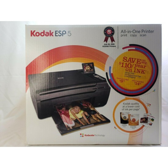 Kodak ESP 5 All In One Printer Print Scan Copy NOS Factory Sealed