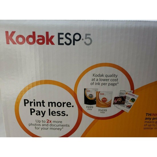 Kodak ESP 5 All In One Printer Print Scan Copy NOS Factory Sealed