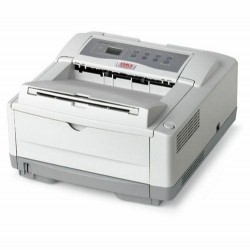 OKI B4600 Monochrome Laser Printer N22106B W/ Toner & Drum only 48 pages printed