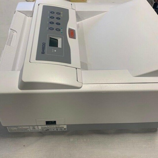 OKI B4600 Monochrome Laser Printer N22106B W/ Toner & Drum only 48 pages printed