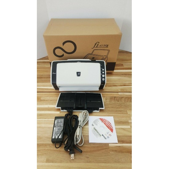 510 SOLD (Full Package in Box)Fujitsu fi-6130Z Scanner(AC Adapter+USB+Setup DVD)