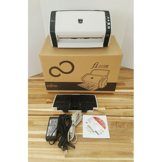 510 SOLD (Full Package in Box)Fujitsu fi-6130Z Scanner(AC Adapter+USB+Setup DVD)