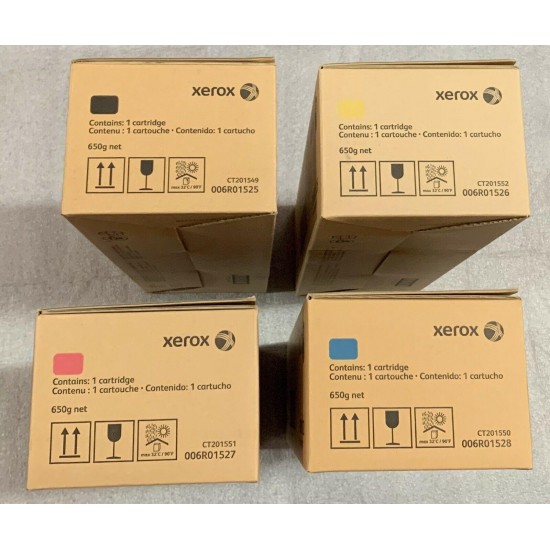 Xerox 006R01525 Toner Set BCMY 006R1525 006R01526 006R01527 006R1527 006R01528