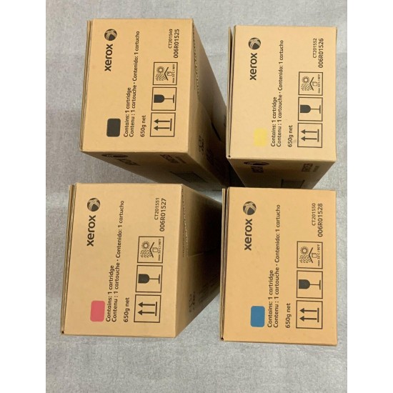 Xerox 006R01525 Toner Set BCMY 006R1525 006R01526 006R01527 006R1527 006R01528