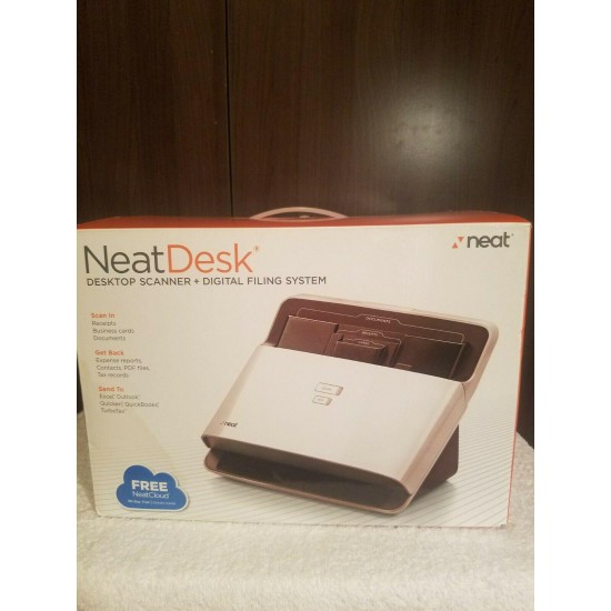 NeatDesk Desktop Scanner + Digital Filing System Organize Paperwork