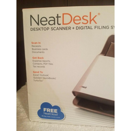 NeatDesk Desktop Scanner + Digital Filing System Organize Paperwork