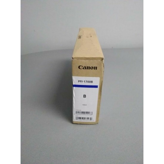 Canon PFI-1700B Ink for imagePROGRAF PRO-2000/4000 -Blue(700 mL)Exp 2022/03