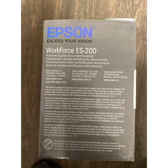 Epson WorkForce ES-200 Document Scanner