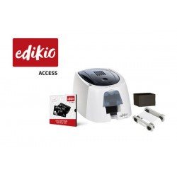 EVOLIS EDIKIO ACCESS PVC TAG SOLUTION BUNDLE PRINTER CARDS RIBBON SOFTWARE NEW