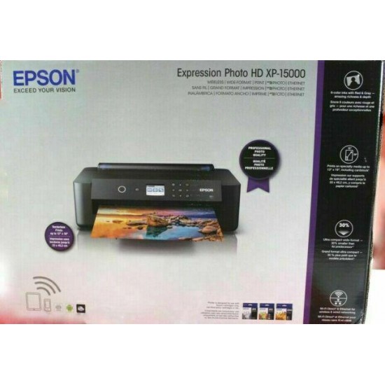 Epson Expression Photo HD XP-15000 Wide-format Printer - Black